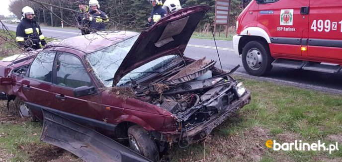 Wypadek na drodze Barlinek - Gorzów.